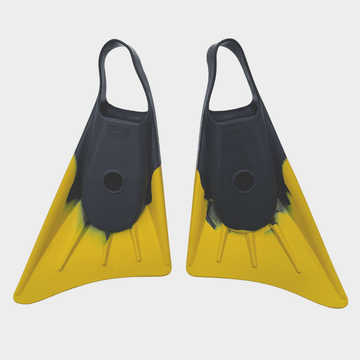 S1 - Dark Grey / Canary Yellow - Stealth Bodyboards