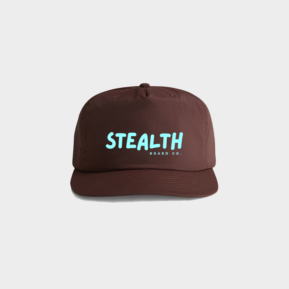 Scribble Cap - Chestnut / Ice Blue - Stealth Bodyboards