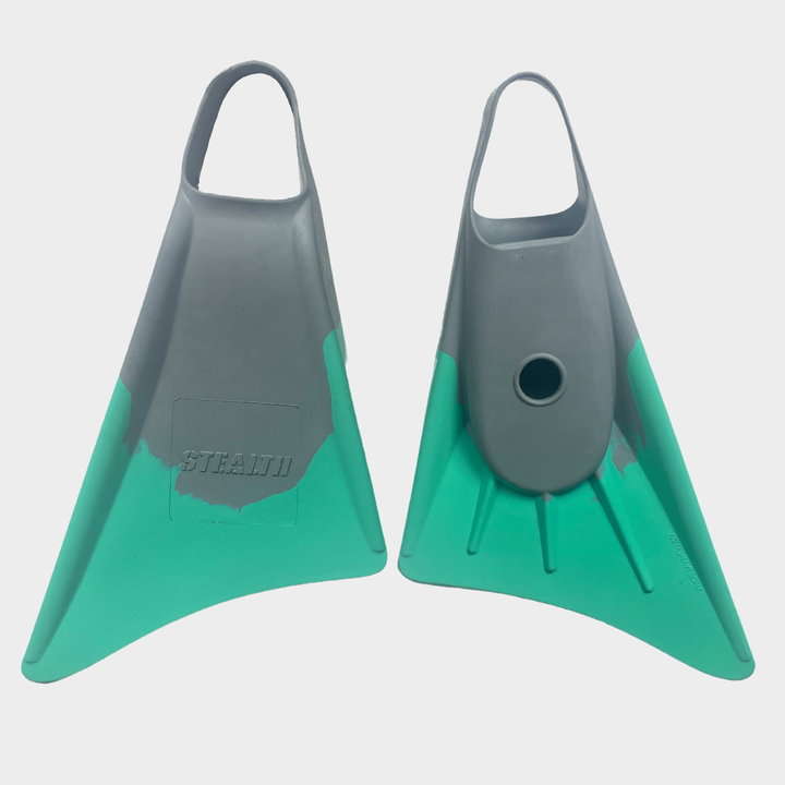 S1 Super Soft - Grey / Green - Stealth Bodyboards