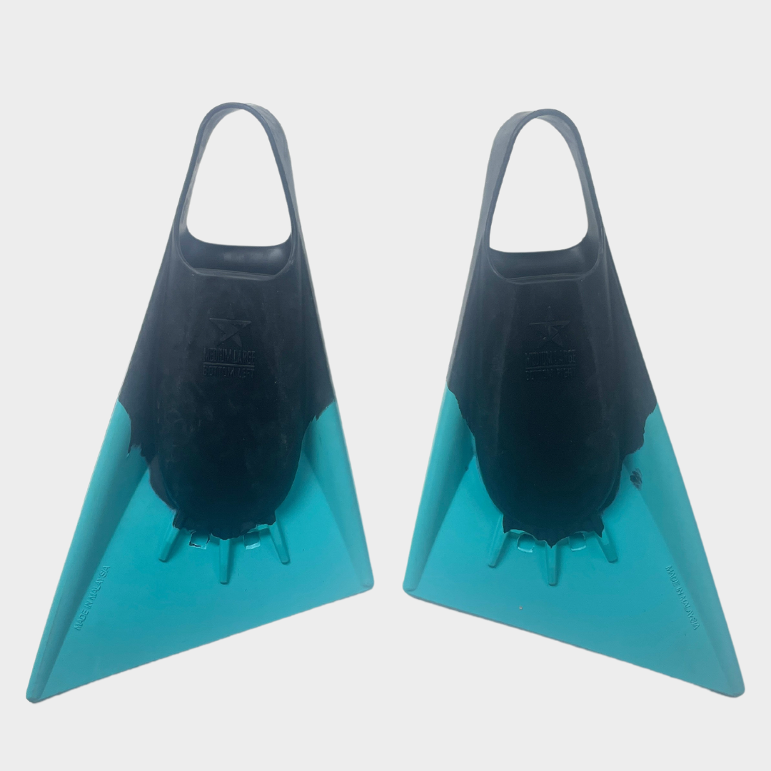 S2 Super Soft - Black / Teal - Stealth Bodyboards