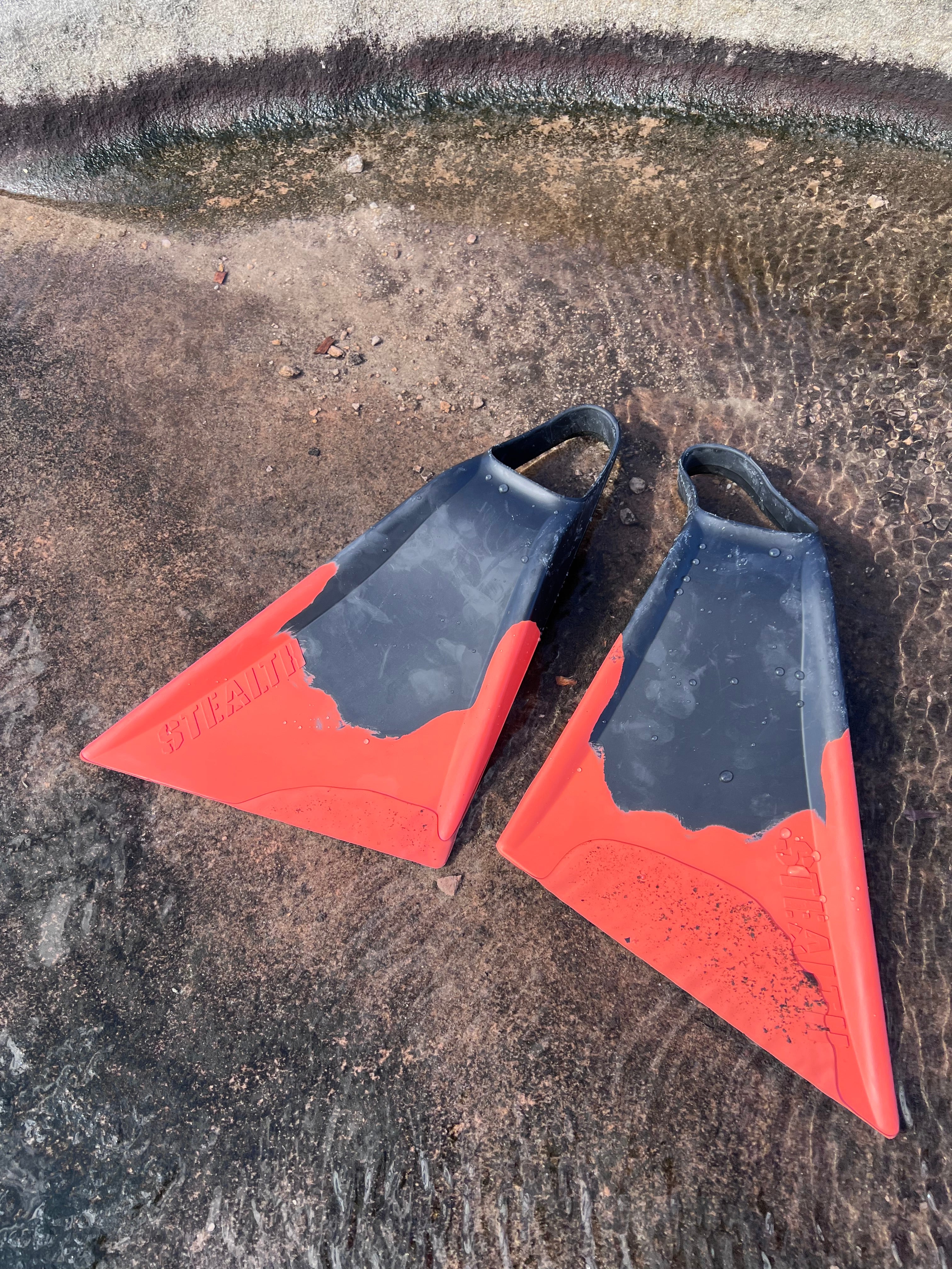 Stealth Swimfins | S2 - Black – Stealth Bodyboards