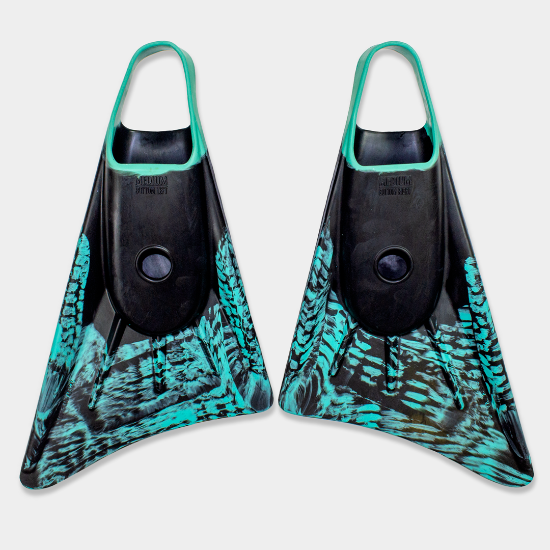 Stealth Bodyboards S1 Supreme Swimfins Black Teal