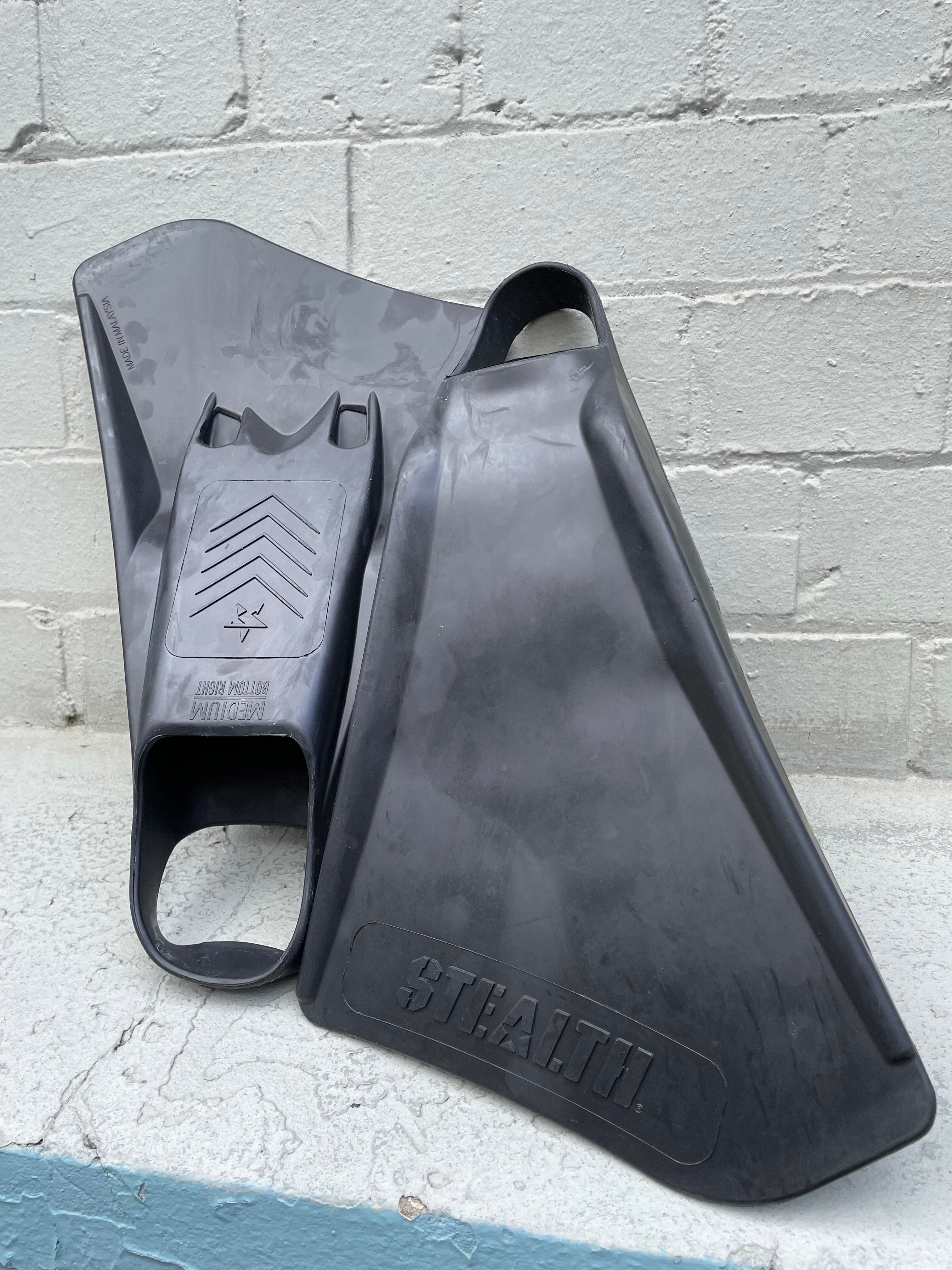 Stealth Bodyboards | S4 Swimfins - Black