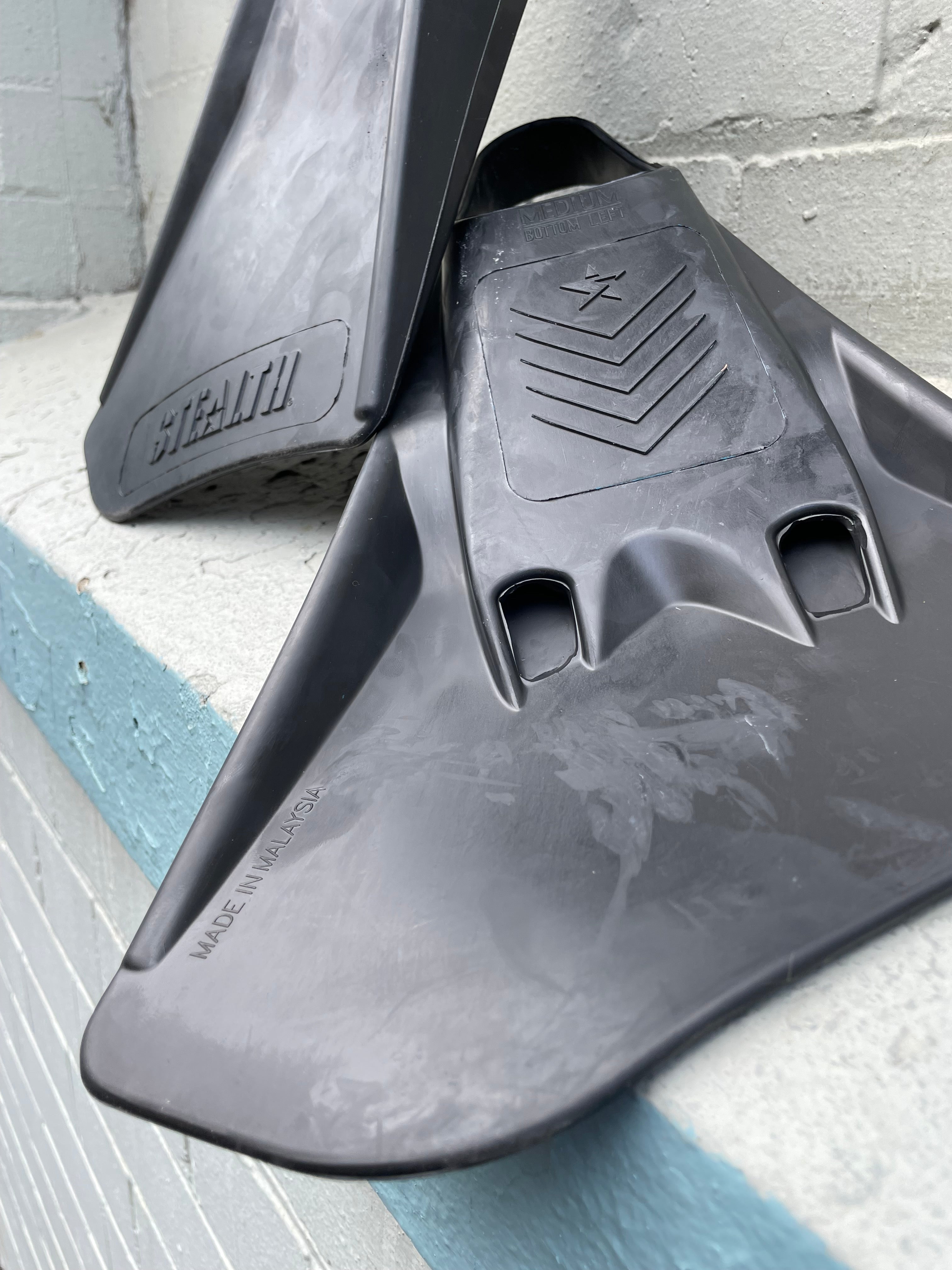Stealth Bodyboards | S4 Swimfins - Black