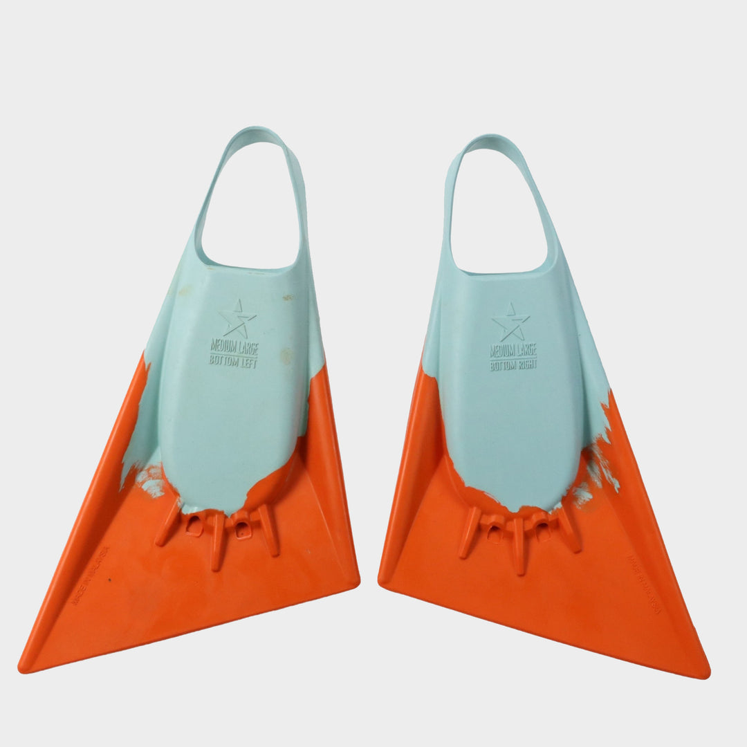 S2 Super Soft - Turquoise / Papaya - Stealth Bodyboards