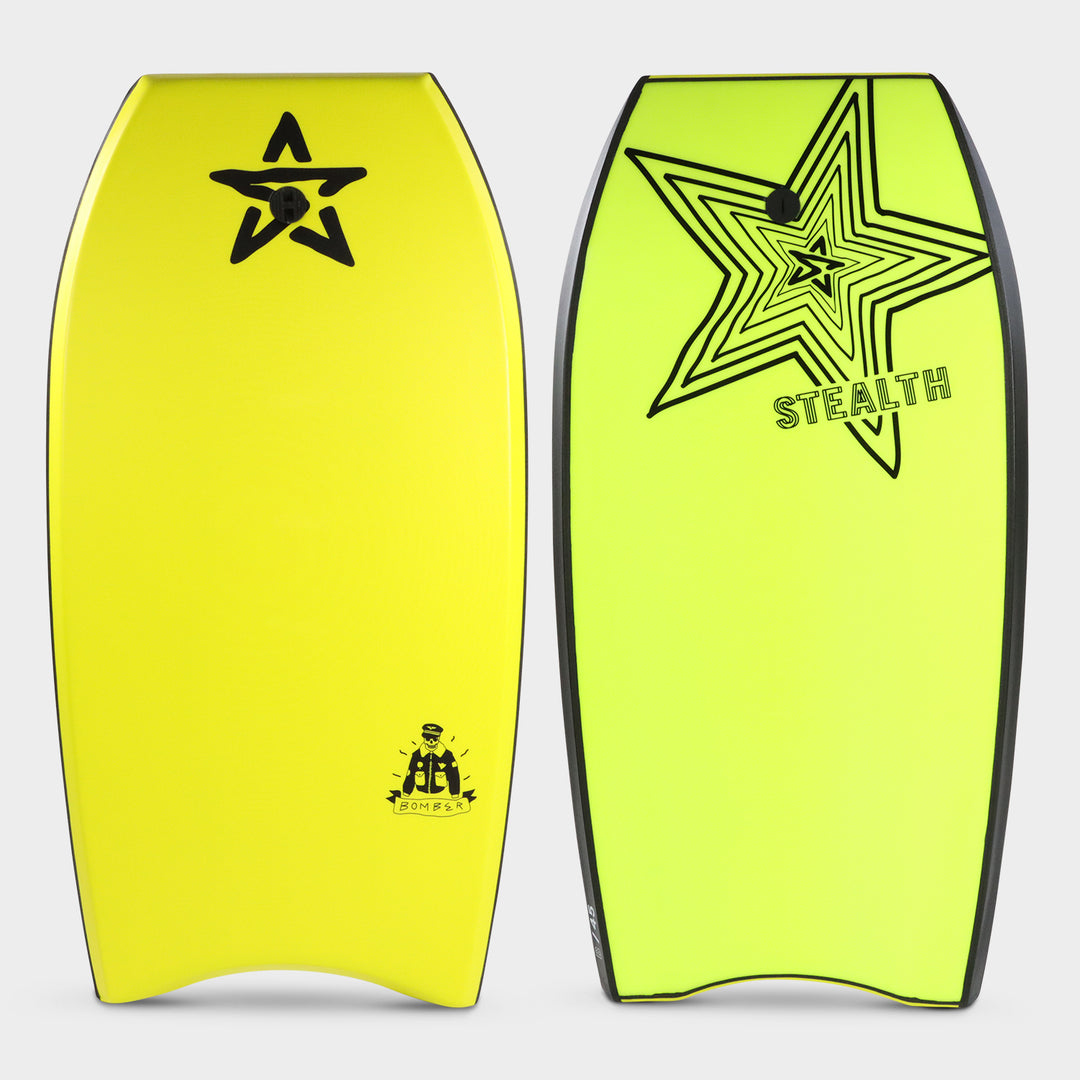 Stealth EPS bodyboards Bomber 45 - Yellow / Fluro Yellow