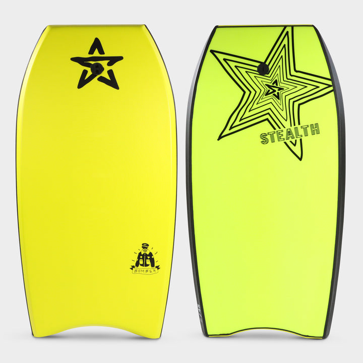 Stealth EPS bodyboards Bomber 45 - Yellow / Fluro Yellow