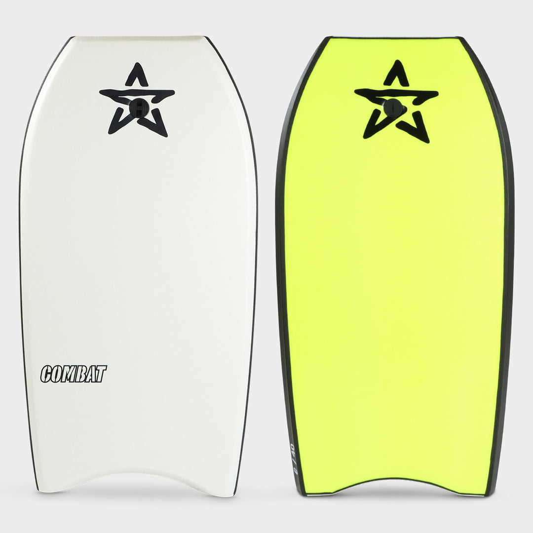 Stealth EPS bodyboards Combat - Cool Grey / Fluro Yellow