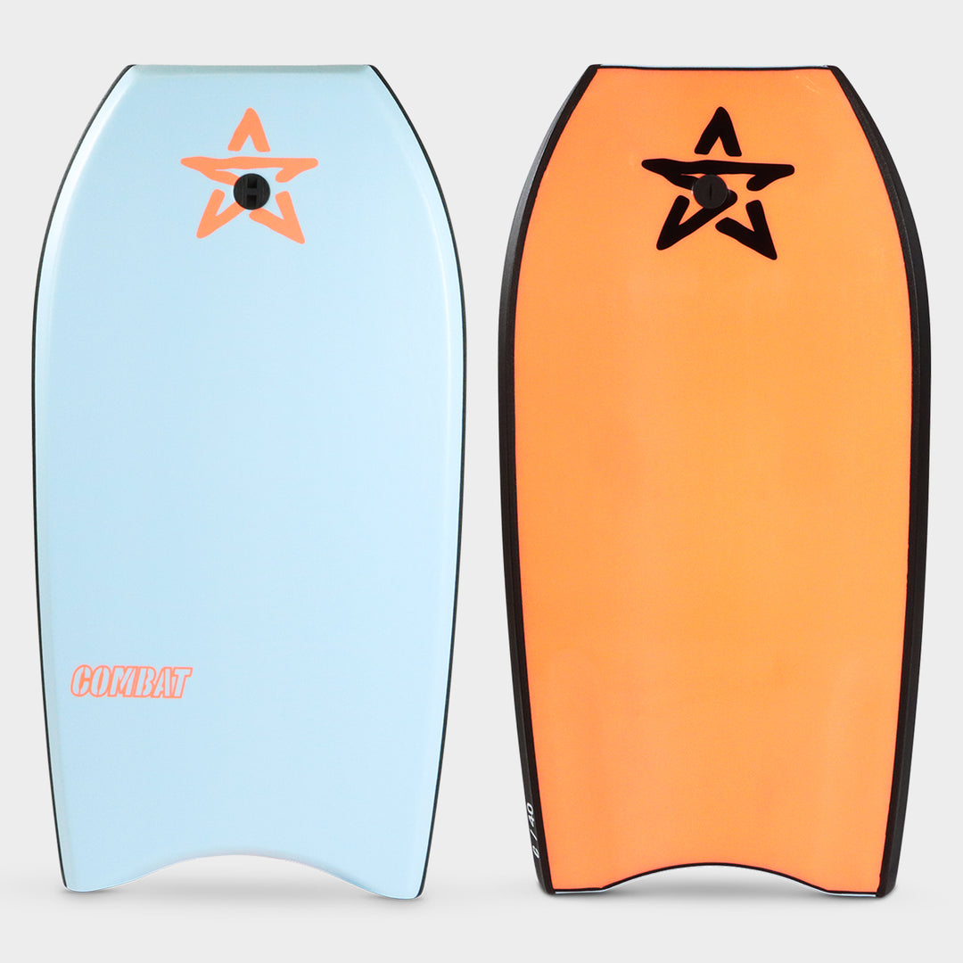 Stealth EPS bodyboards Combat - Ice Blue / Fluro Red