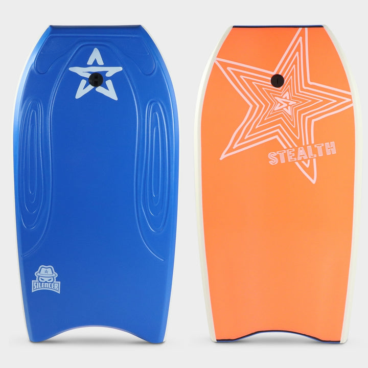 Stealth EPS bodyboards Silencer - Royal Blue / Fluro Red