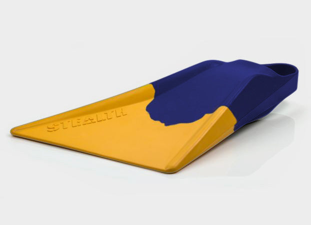 Stealth Swimfins | S2 - Blue / Sun Gold – Stealth Bodyboards